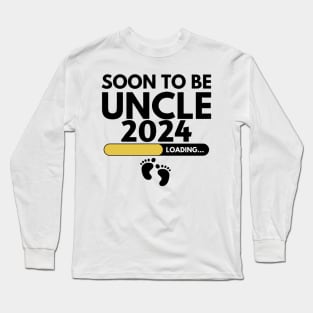 Soon To Be Uncle 2024 Long Sleeve T-Shirt